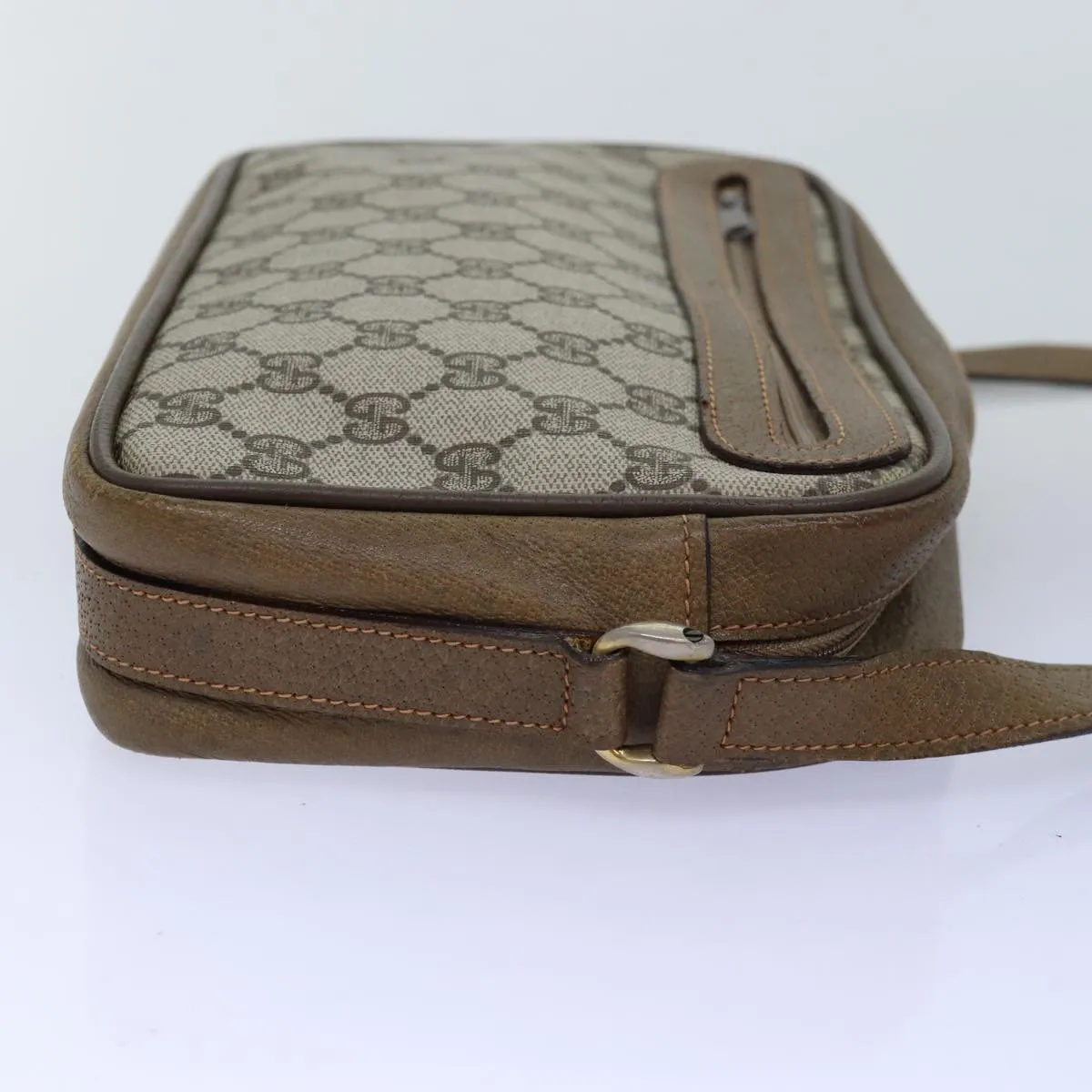 GUCCI GG Supreme Shoulder Bag PVC Beige 001 067 1282 fm3412