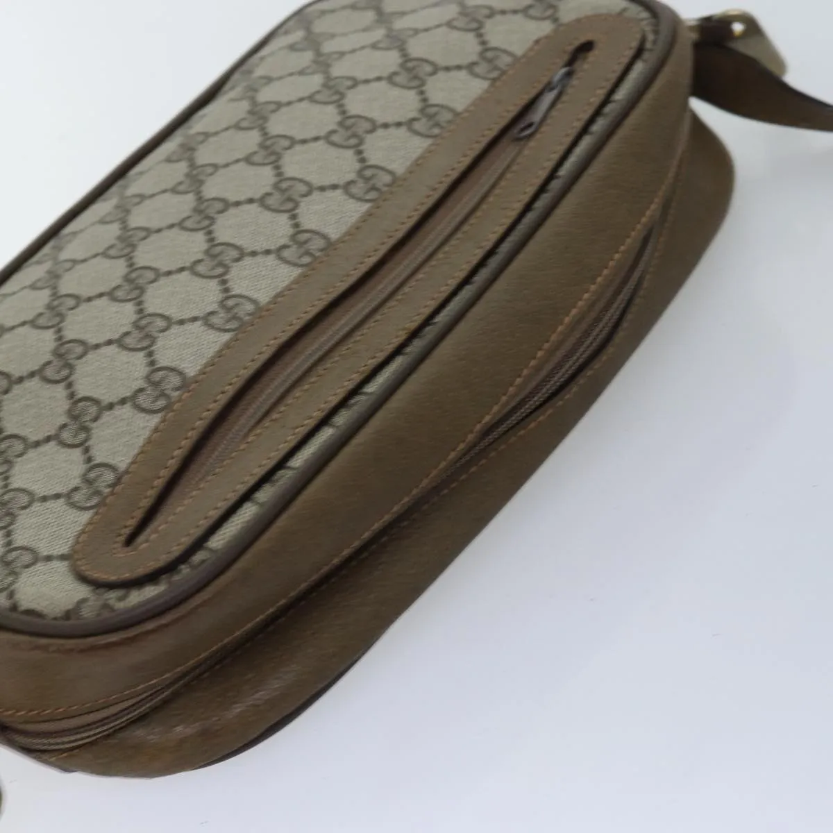 GUCCI GG Supreme Shoulder Bag PVC Beige 001 067 1282 fm3412