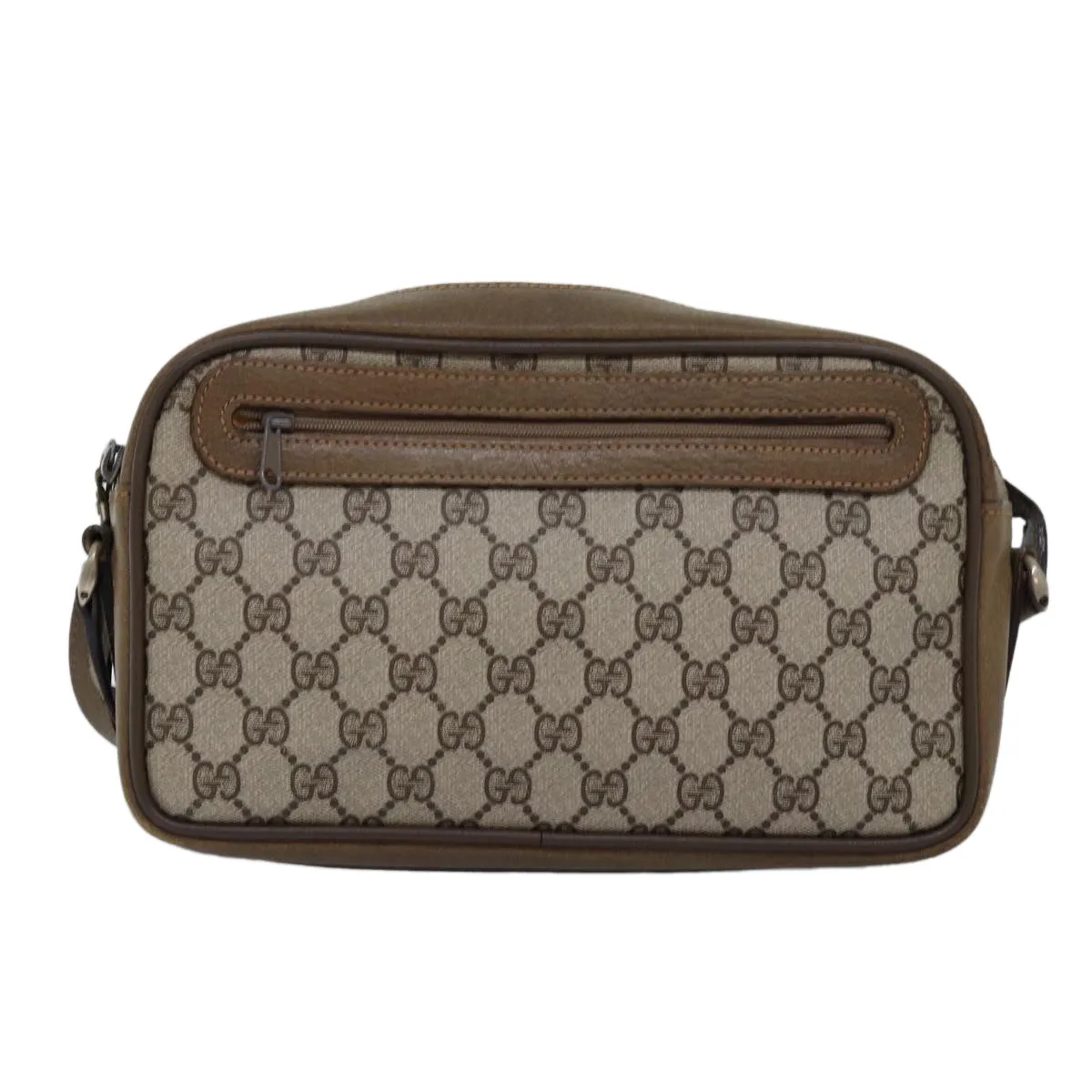 GUCCI GG Supreme Shoulder Bag PVC Beige 001 067 1282 fm3412