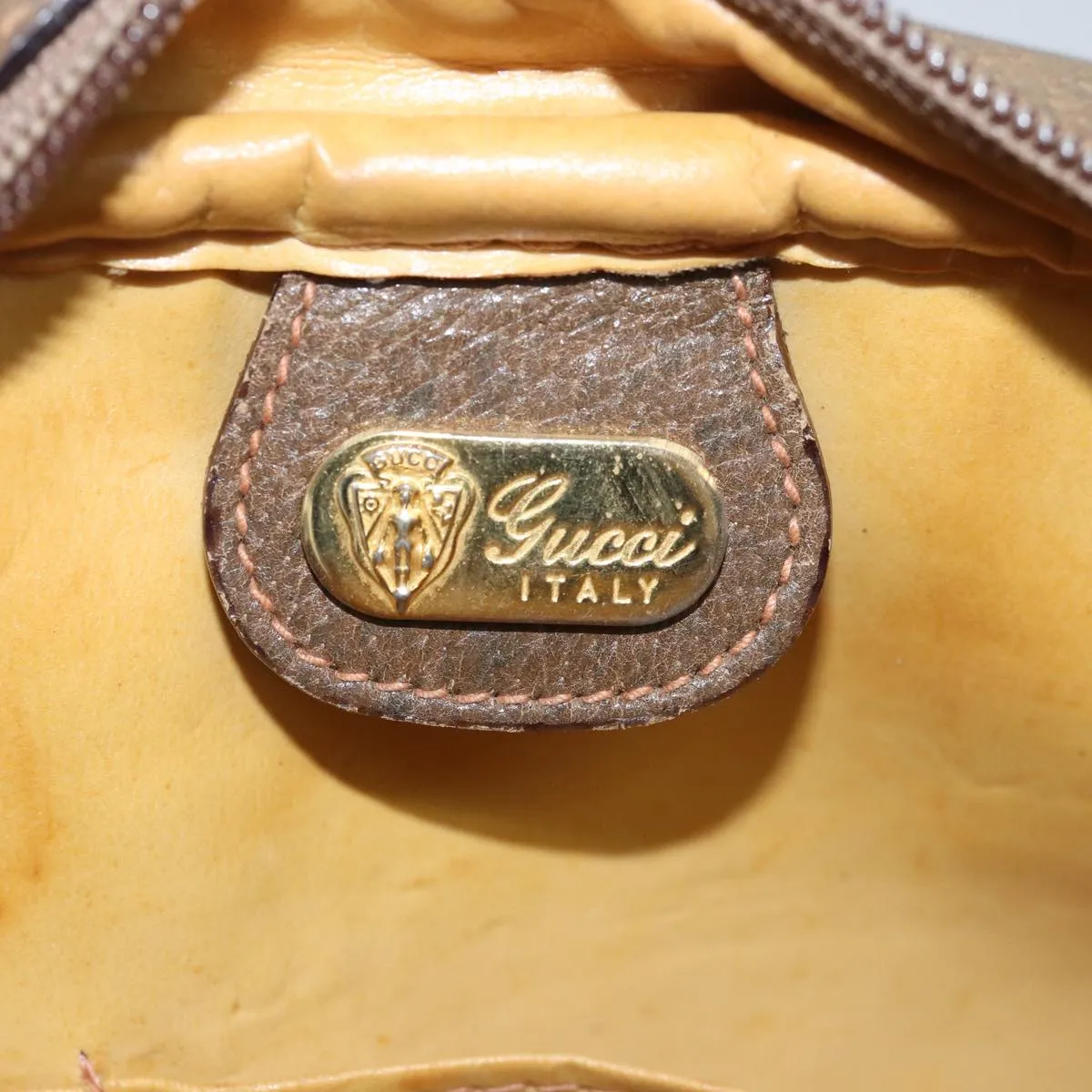 GUCCI GG Supreme Shoulder Bag PVC Beige 001 067 1282 fm3412