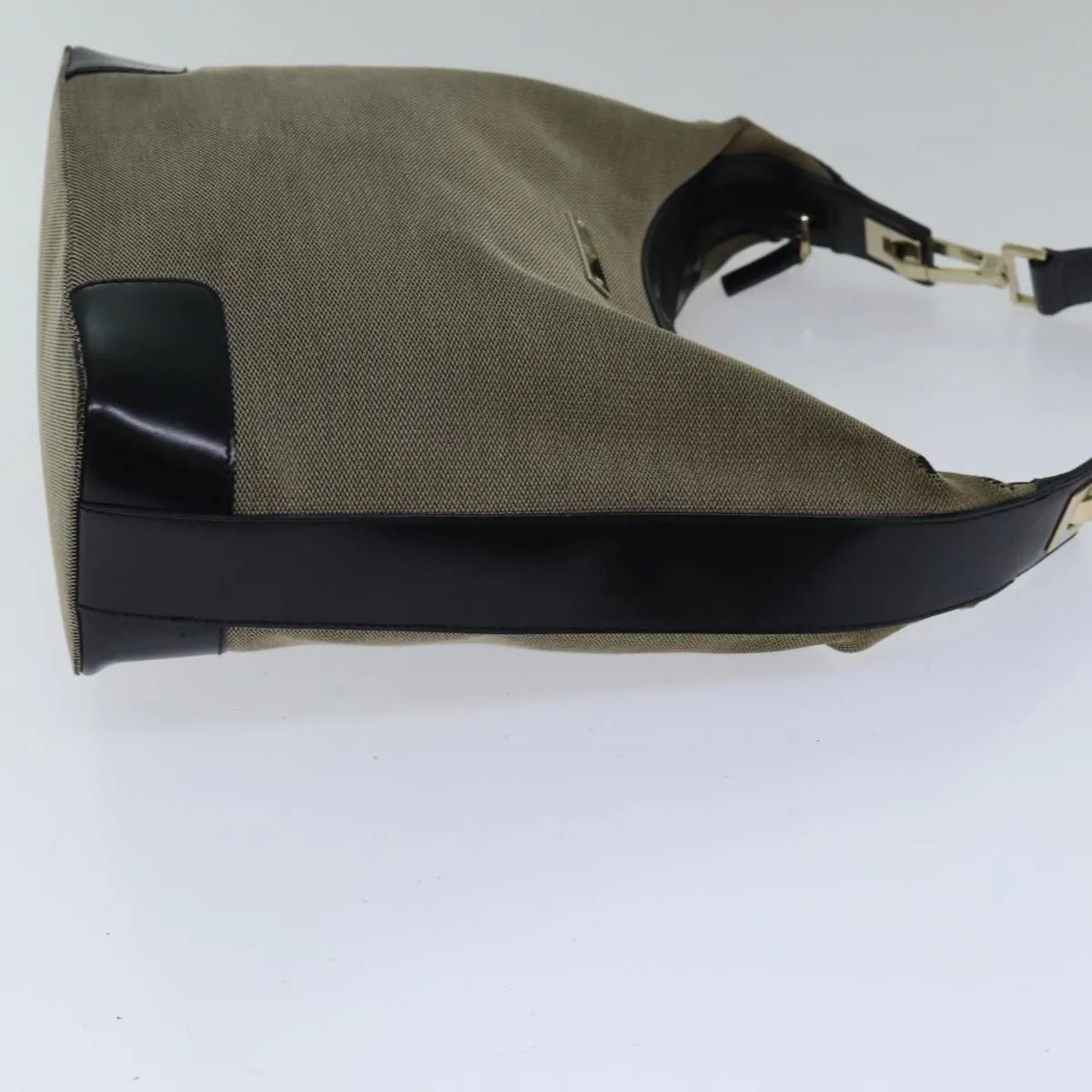 GUCCI Shoulder Bag Canvas Beige ac3261