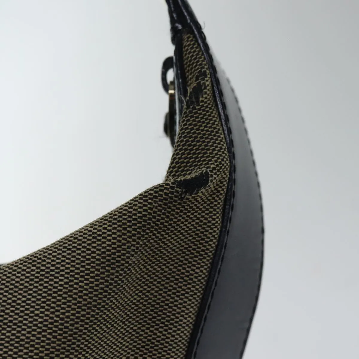 GUCCI Shoulder Bag Canvas Beige ac3261