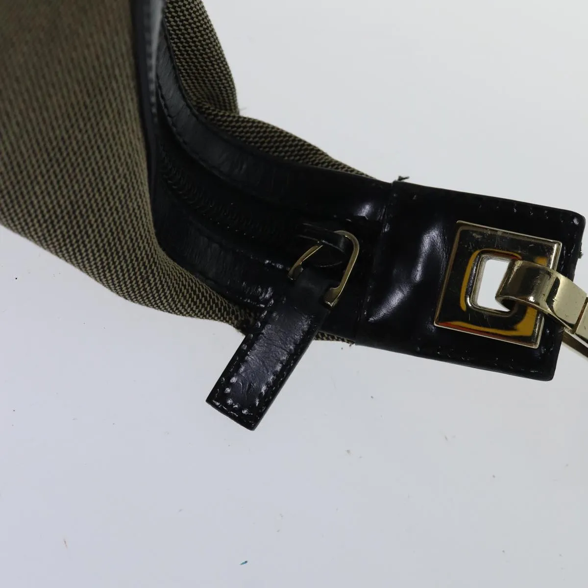 GUCCI Shoulder Bag Canvas Beige ac3261