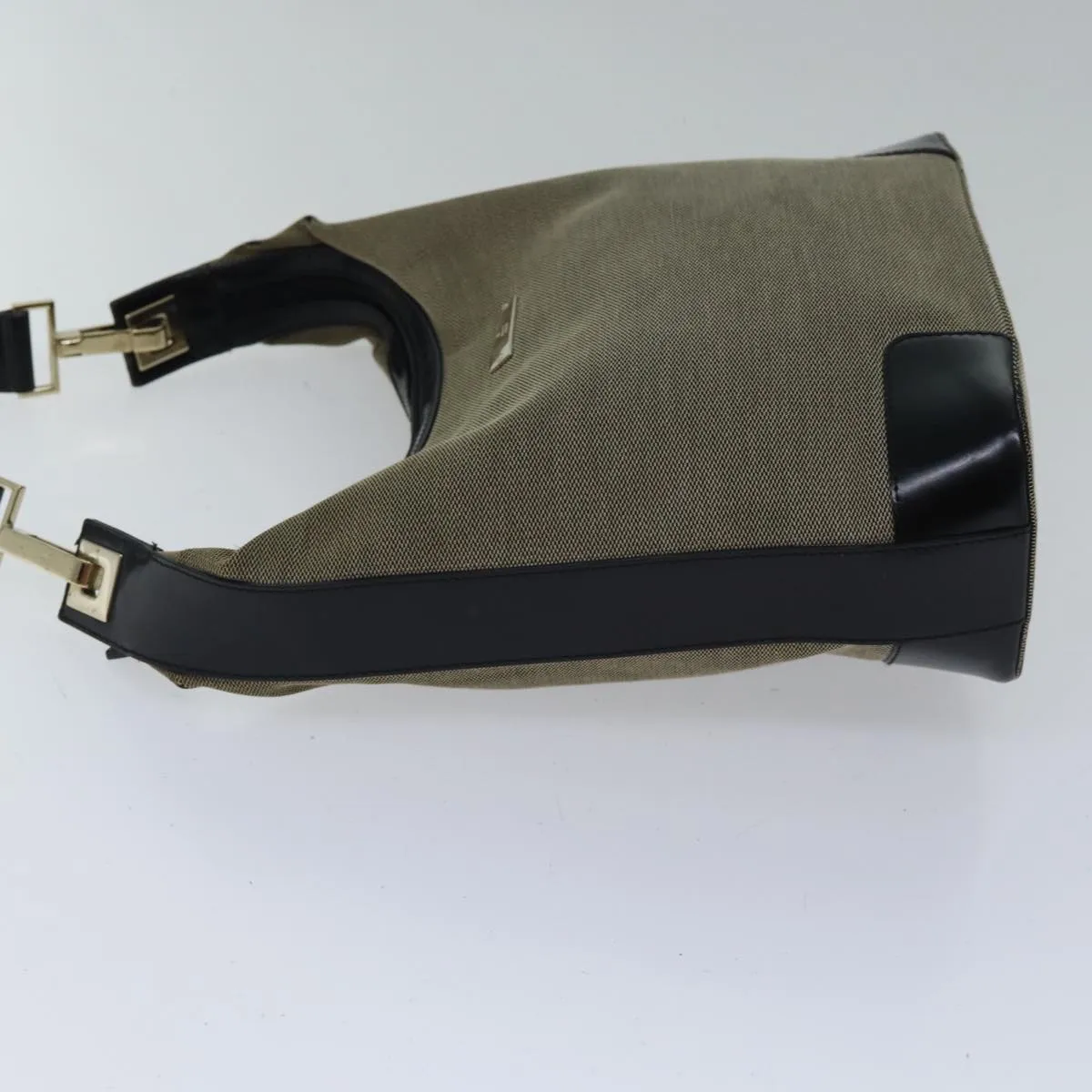 GUCCI Shoulder Bag Canvas Beige ac3261