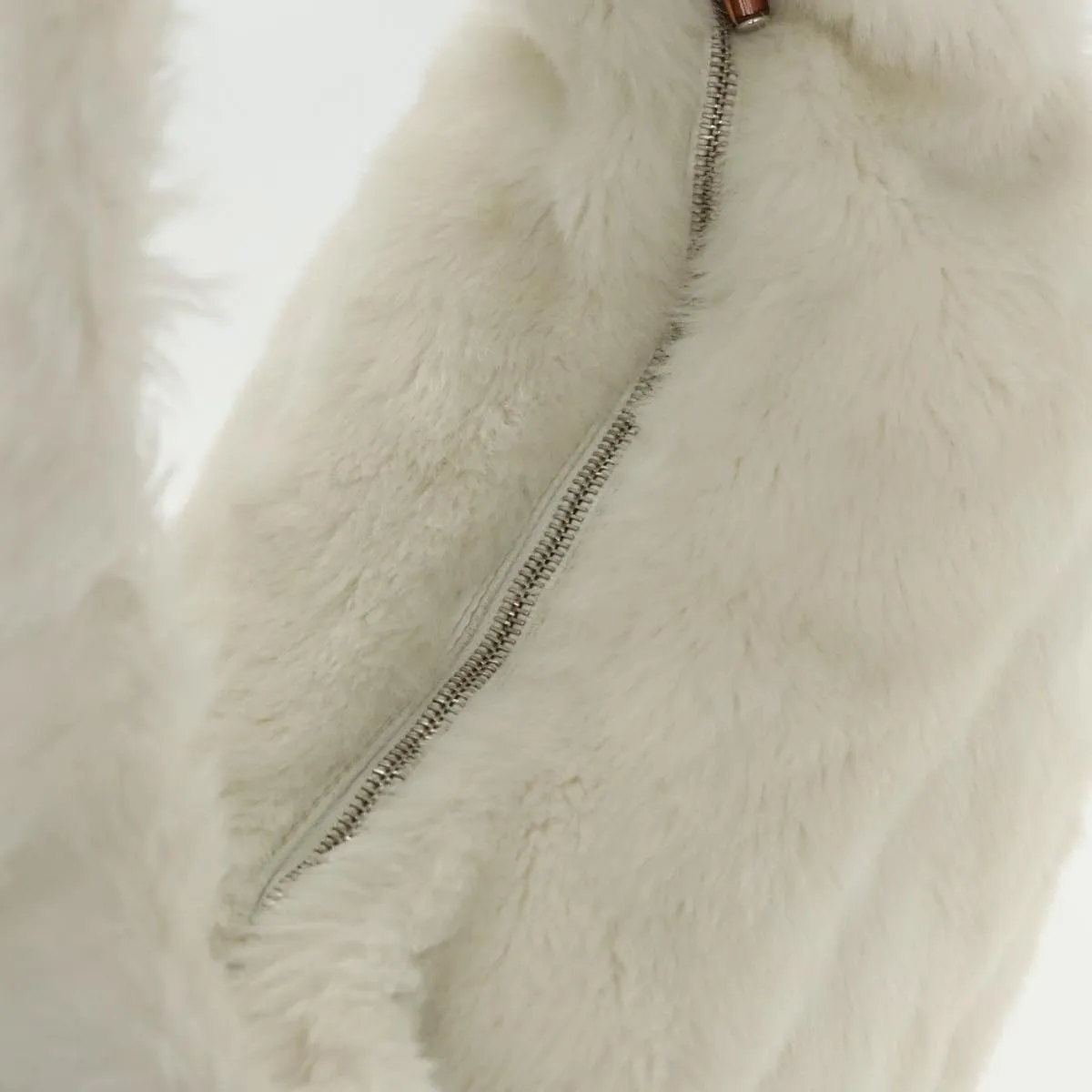 GUCCI Shoulder Bag White Silver 94650