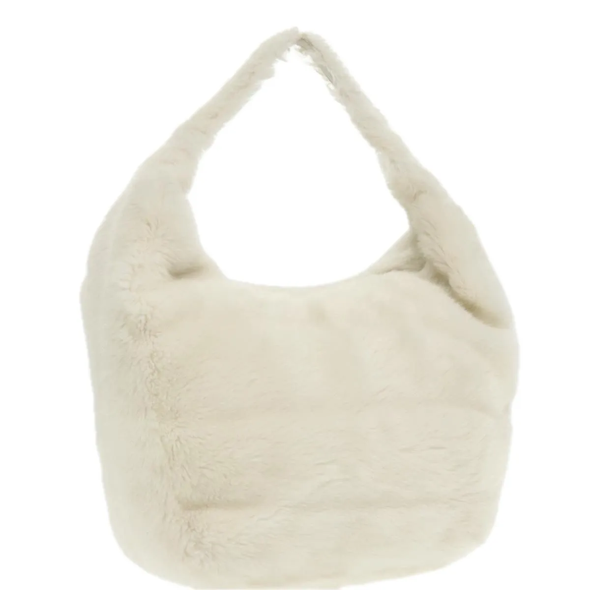 GUCCI Shoulder Bag White Silver 94650