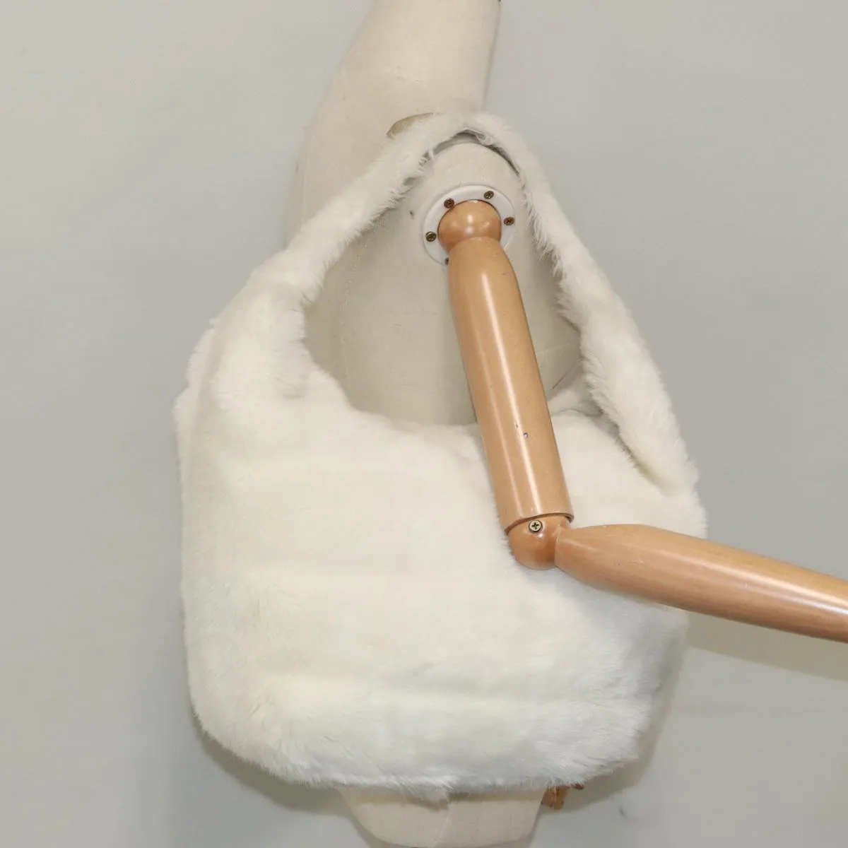 GUCCI Shoulder Bag White Silver 94650