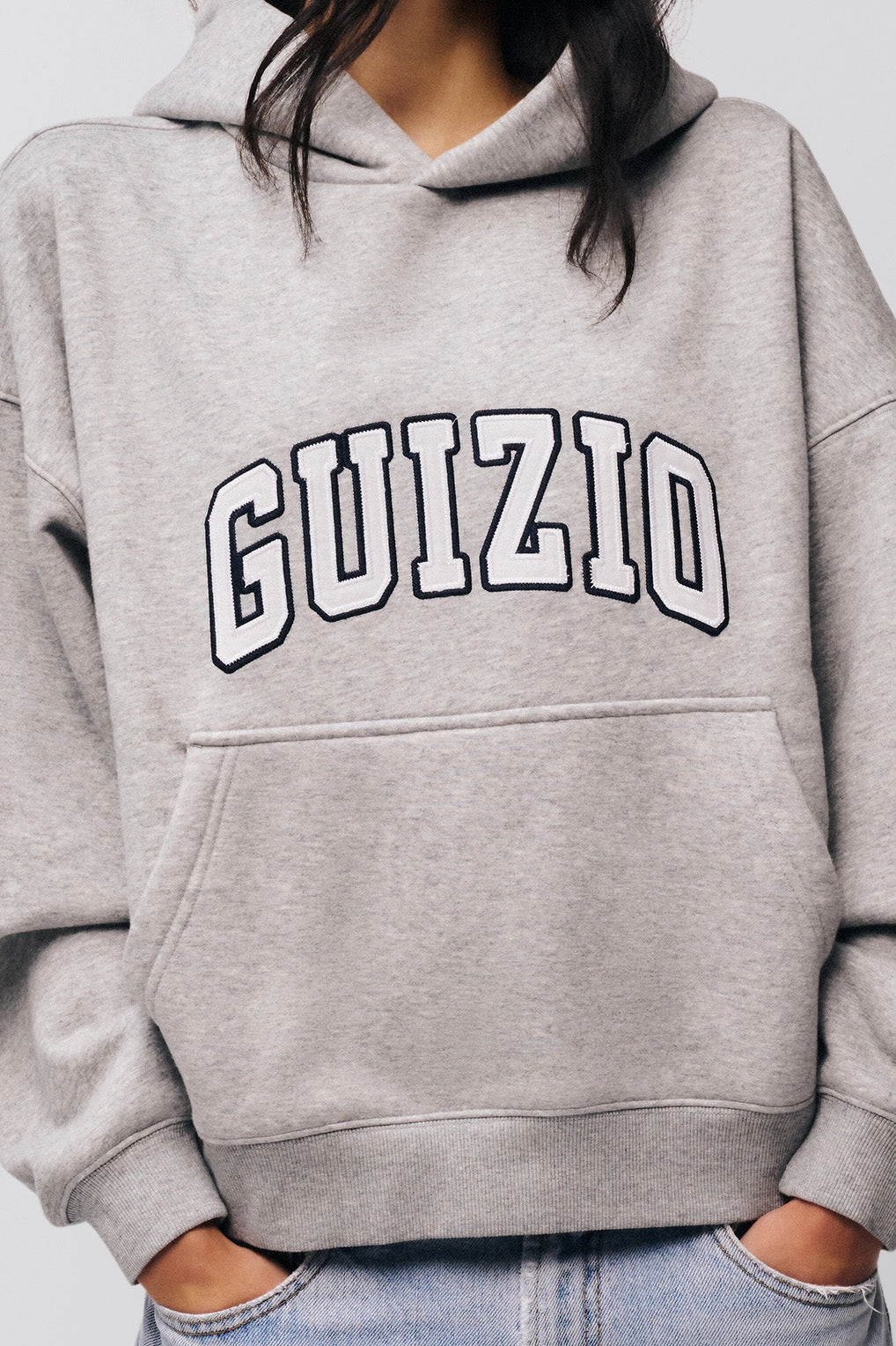MachineWashable Fabric Fresh Style Guizio Pullover Hoodie