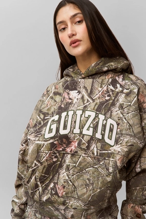 Fashion Fit NonRestrictive Cuff Design Guizio Pullover Hoodie