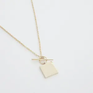 Gwyneth Toggle Charm Necklace