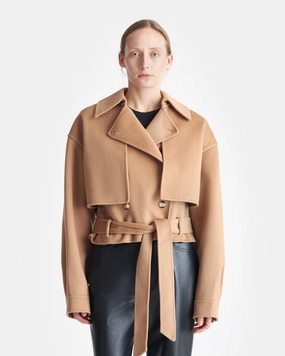 Satoyo - Wool And Silk-Blend Jacket - Camel luggage venue Dynamic Performance