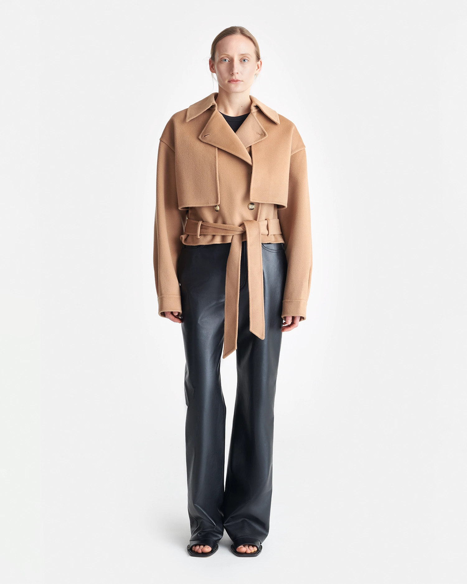 Satoyo - Wool And Silk-Blend Jacket - Camel jersey AdvancedMoistureManagement