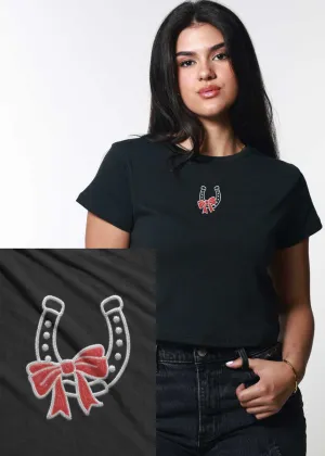hailey horseshoe bow tee