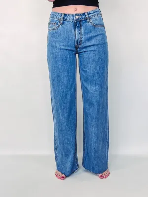 Hannah - High Rise Wide Leg Denim