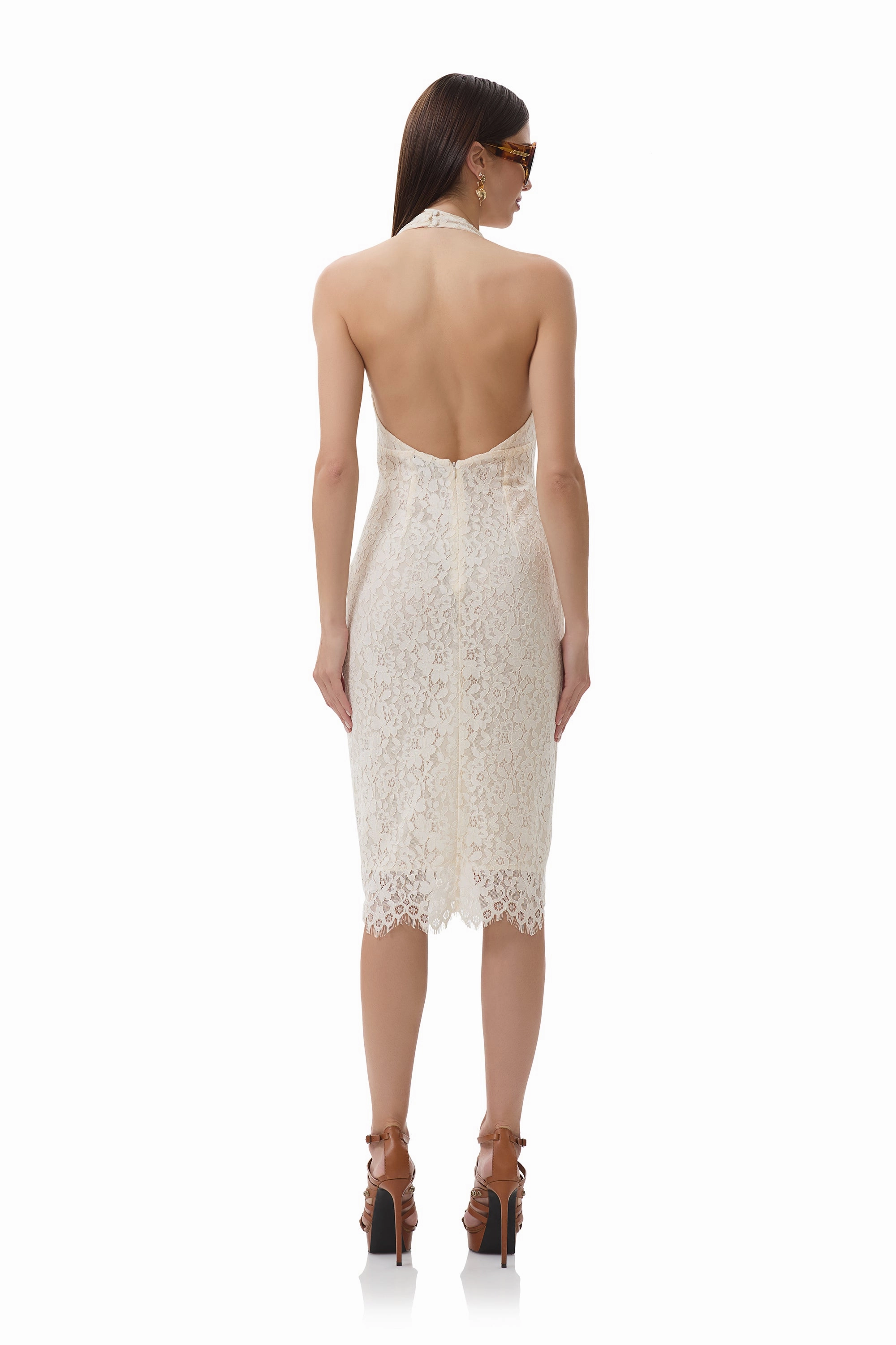 Sleeveless Petite-Size Hanson Dress - Gardenia