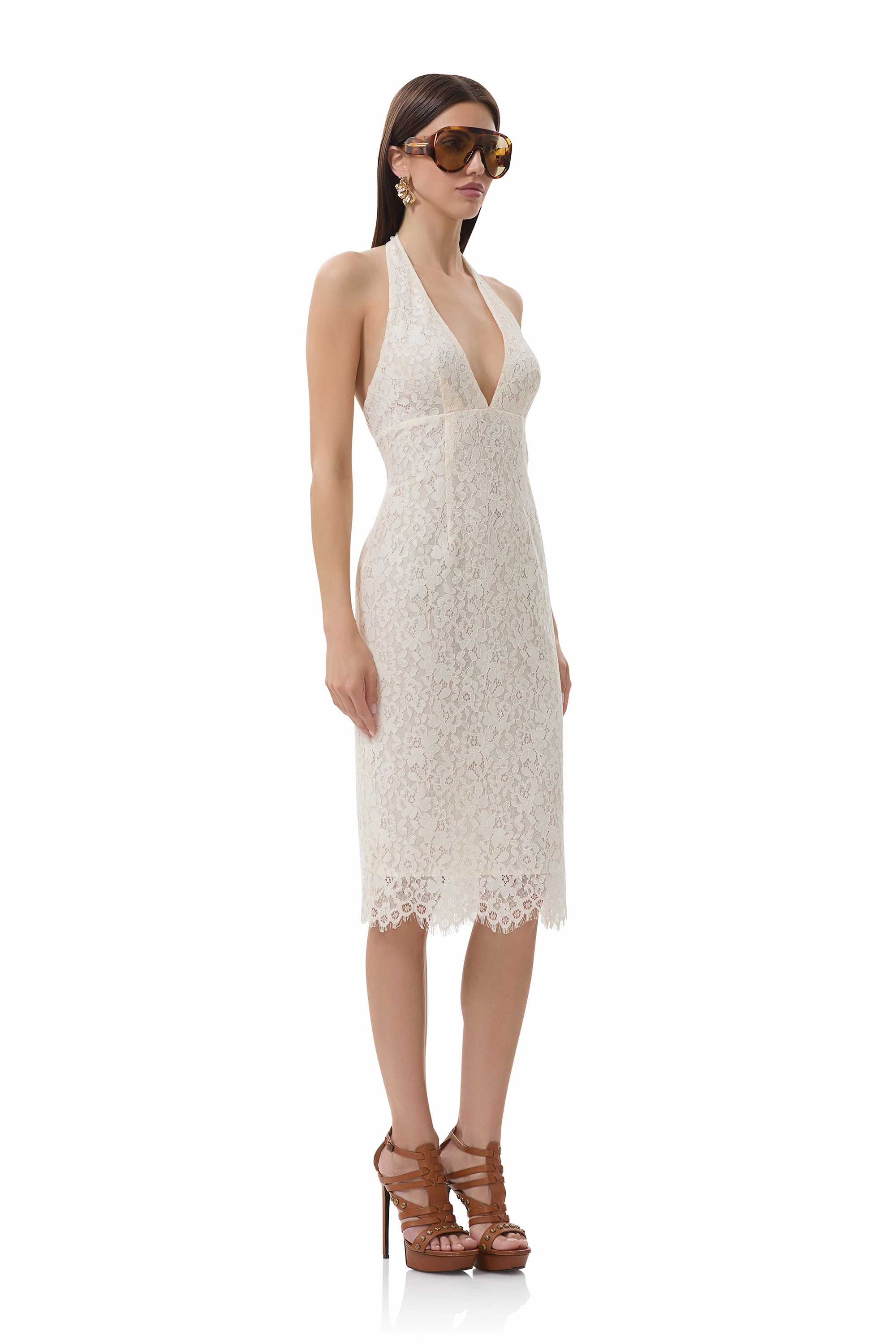 Urban Touch Coral Soft Hanson Dress - Gardenia