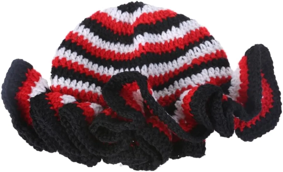 Hat, Adult Crochet Bucket Hat Handmade Ruffled Brim Fisherman