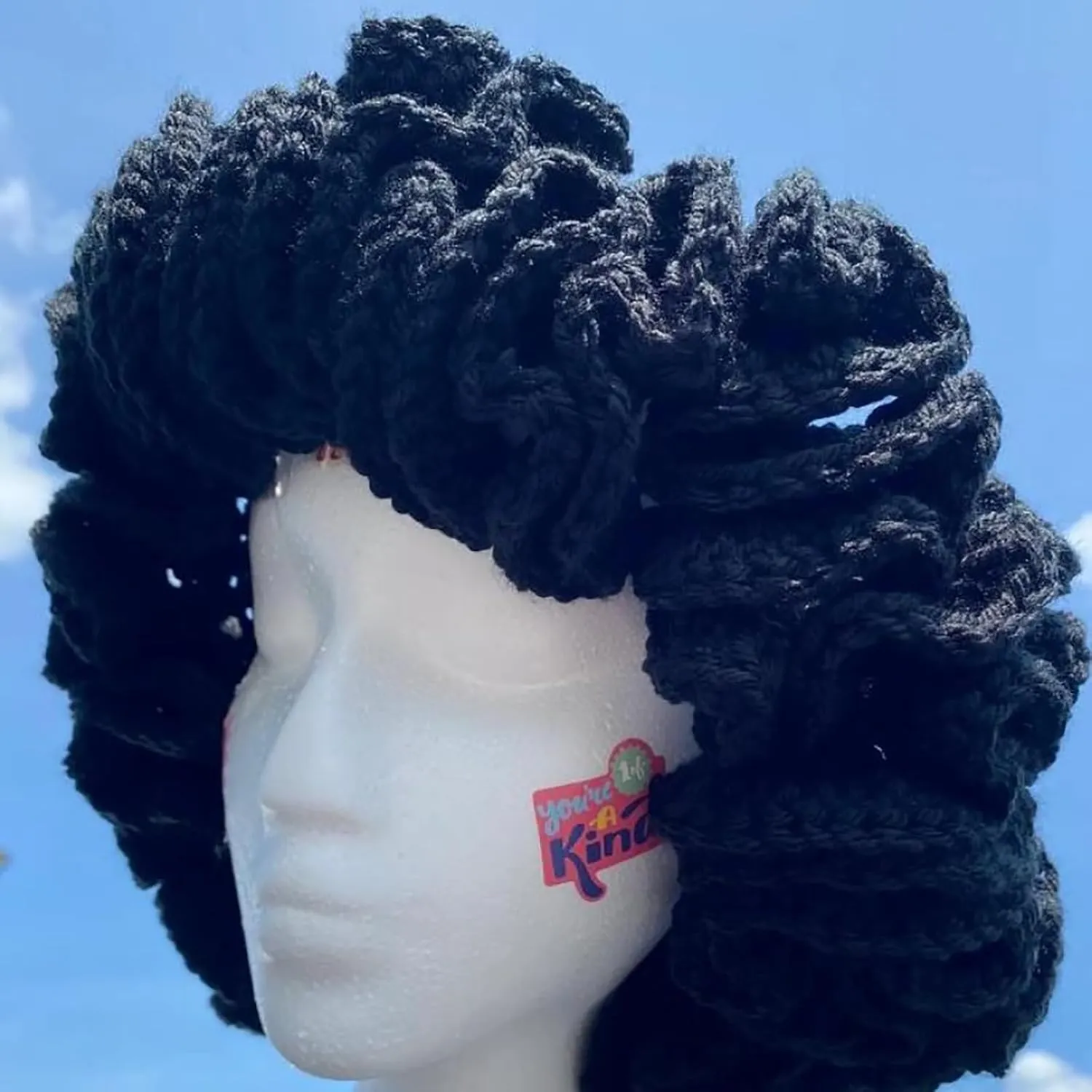 Hat, Adult Crochet Bucket Hat Handmade Ruffled Brim Fisherman
