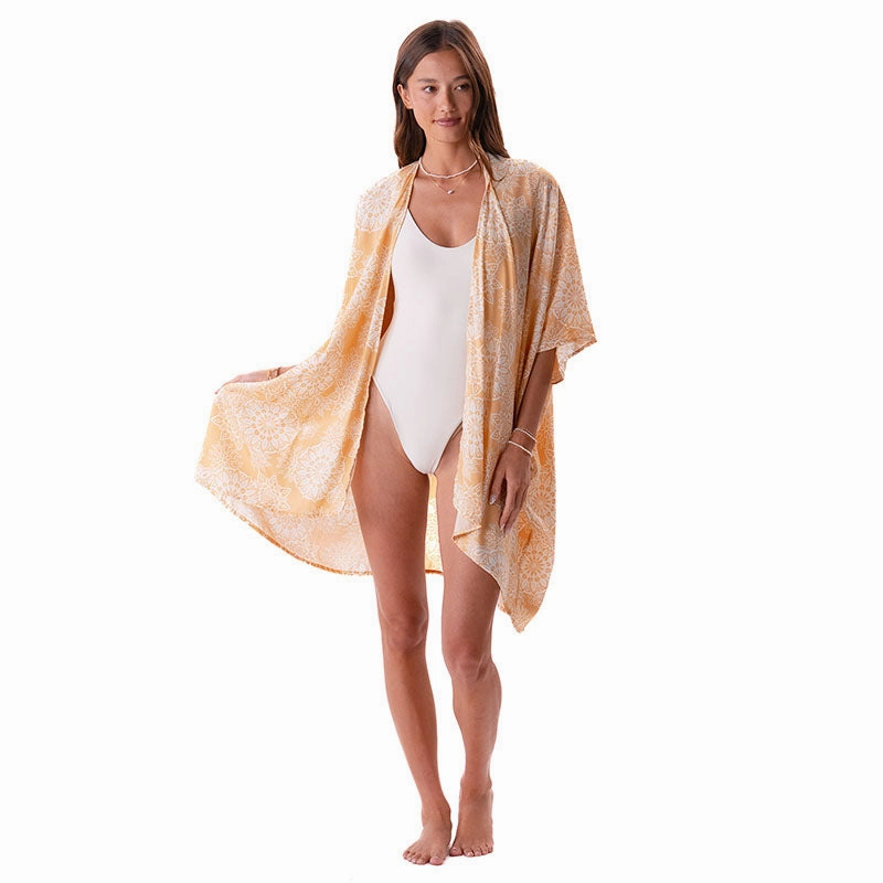 Chic Look Soft Texture Havana Kimono