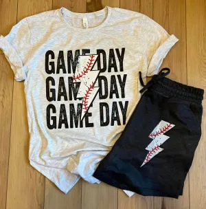 Hazel Blues® | Game Day Bolt Tee OR Shorts