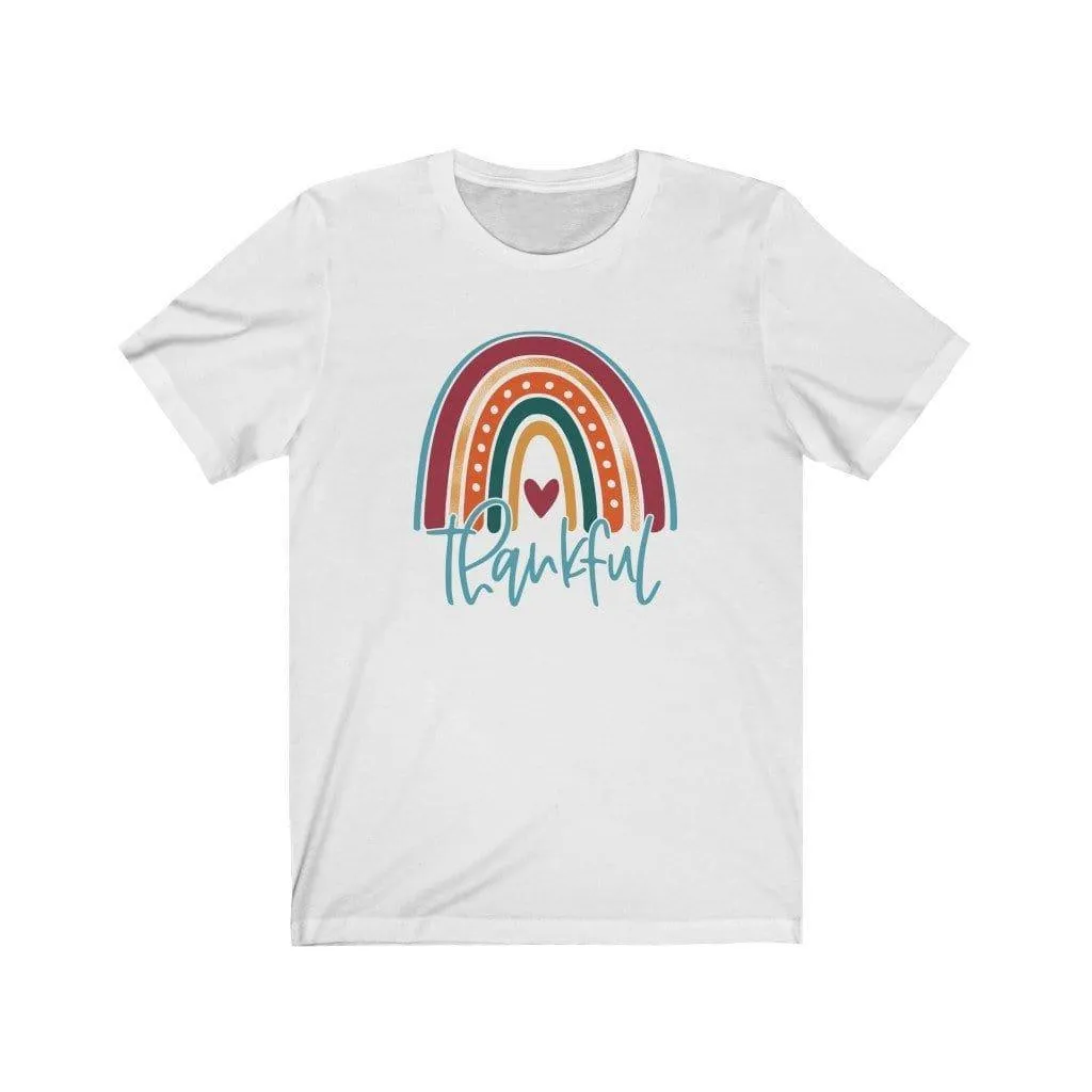 Hazel Blues® | Thankful Rainbow Graphic Tee