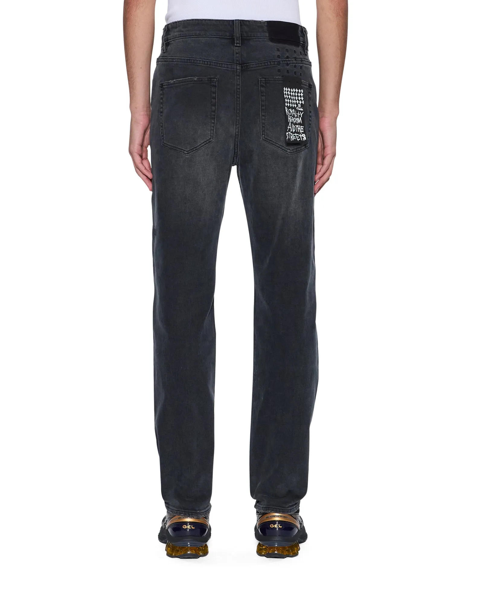 HAZLOW 3RD DEGREE BLACK Slim Silhouette Adaptive Stretch Fabric