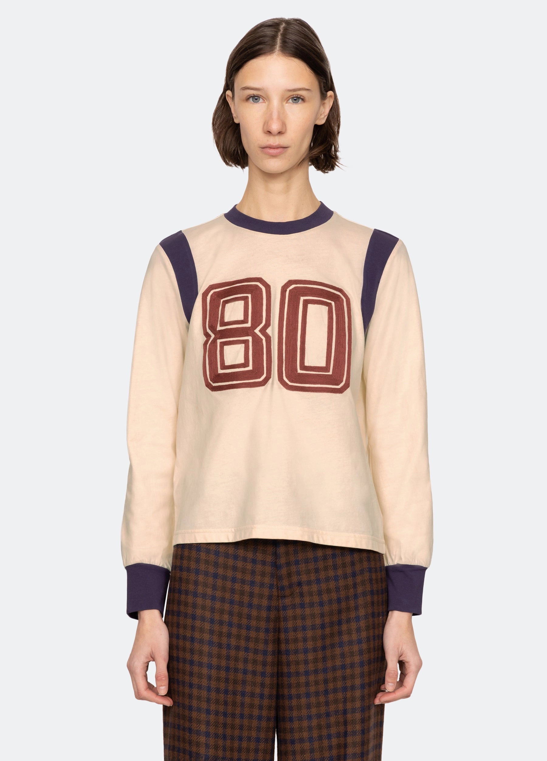 Elastic Edge Binding BondedEdges Arissa L/S T-Shirt