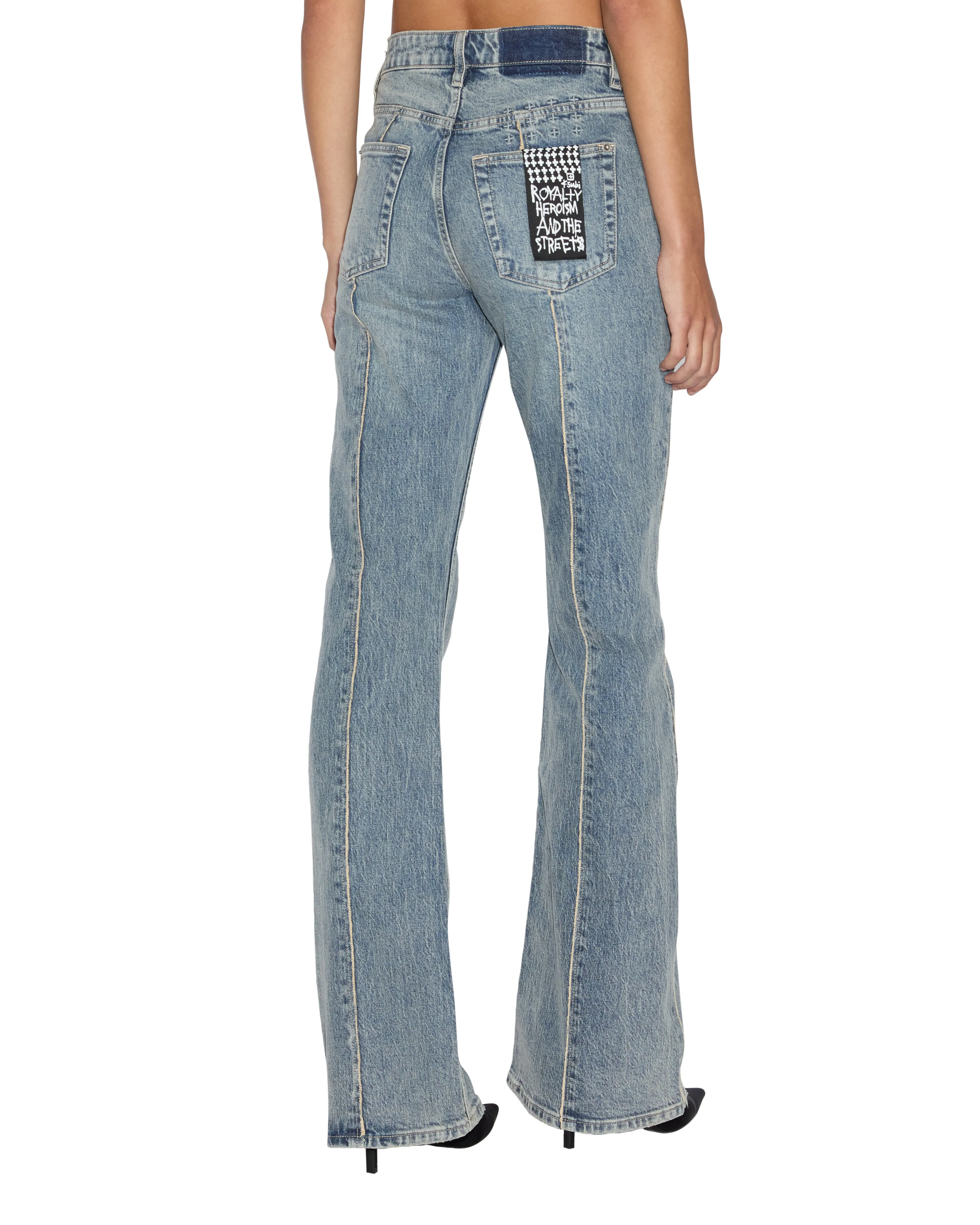 SOHO FRAYED Minimalist Trendy Everyday Relaxed Waistband