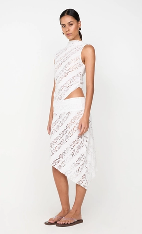 HENRIETTA ASYM TOP - WHITE Trendy Vibes Fresh Color