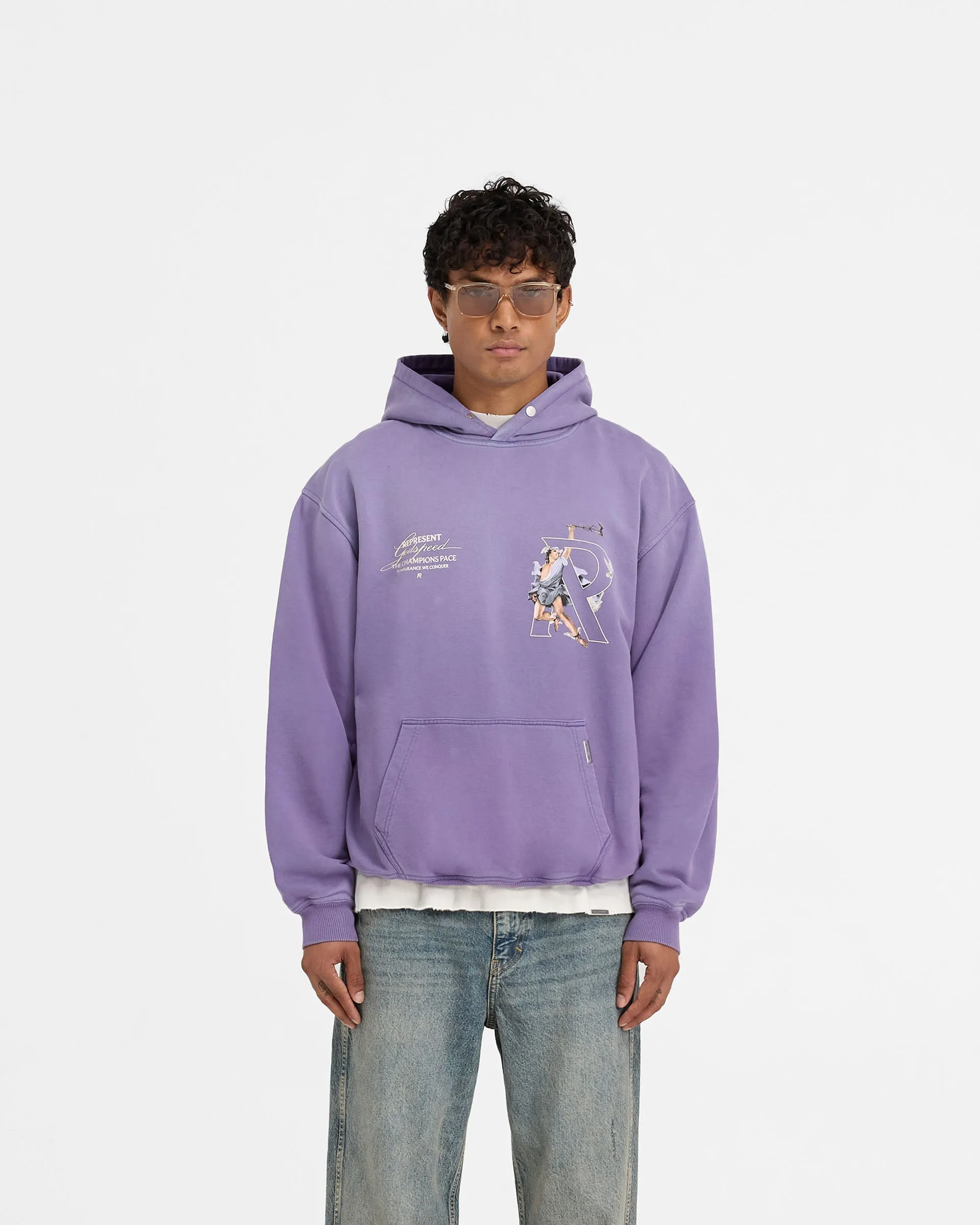 Hermes Hoodie - Purple