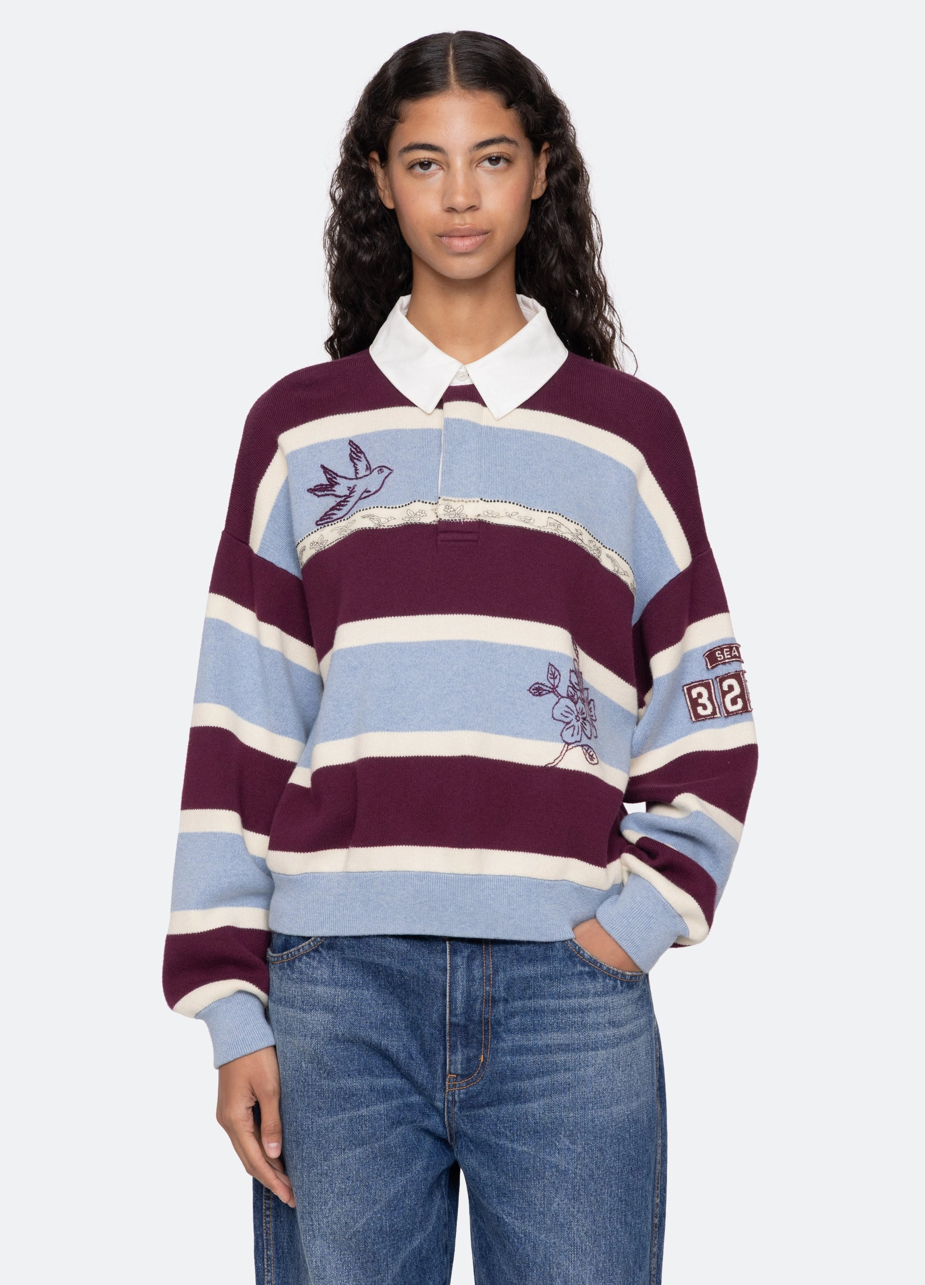 Hester Sweater Elasticated Trim LayeredStyling