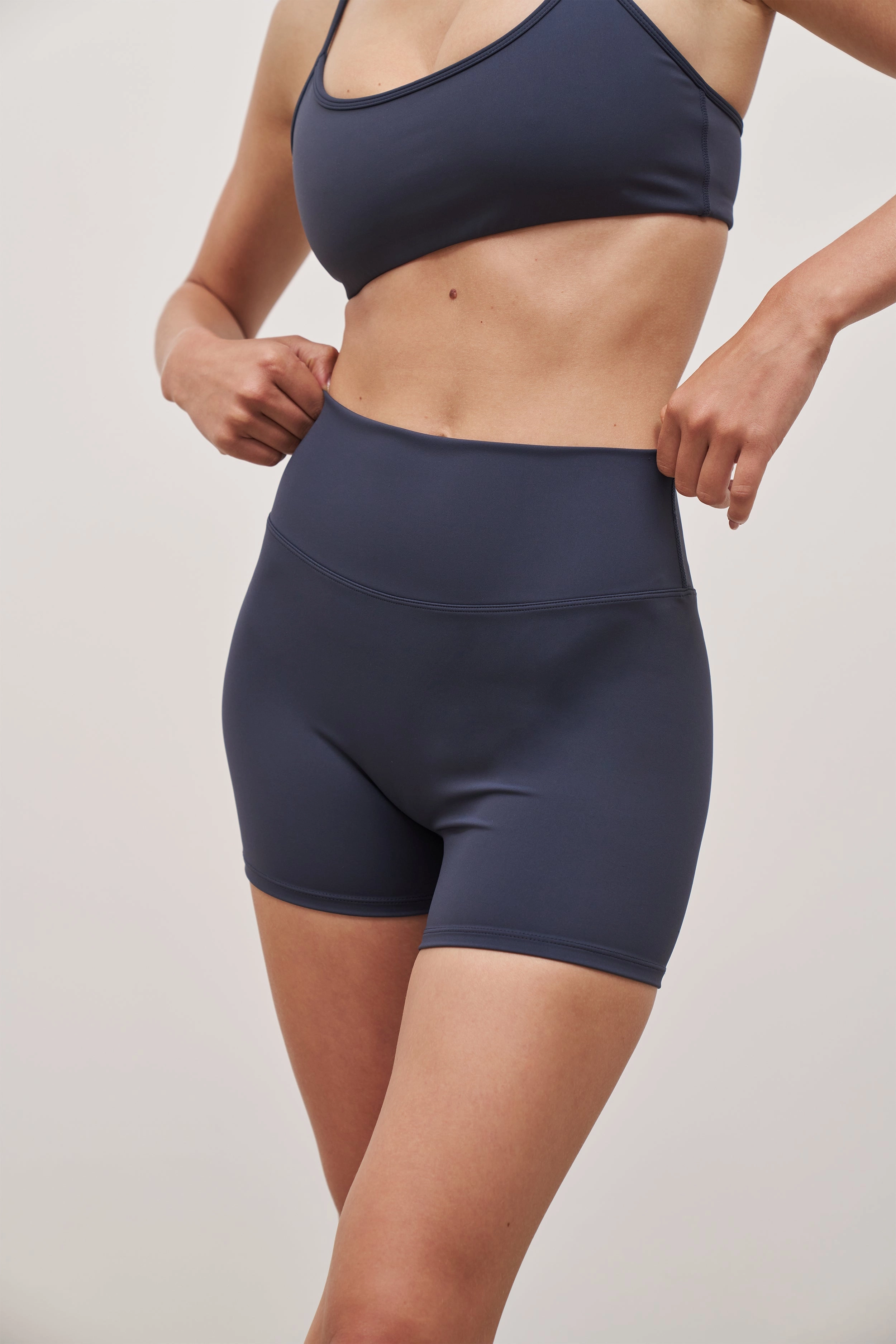 Base Sculpting Shorts - Midnight Blue SnagResistant Fade Resistant Finish