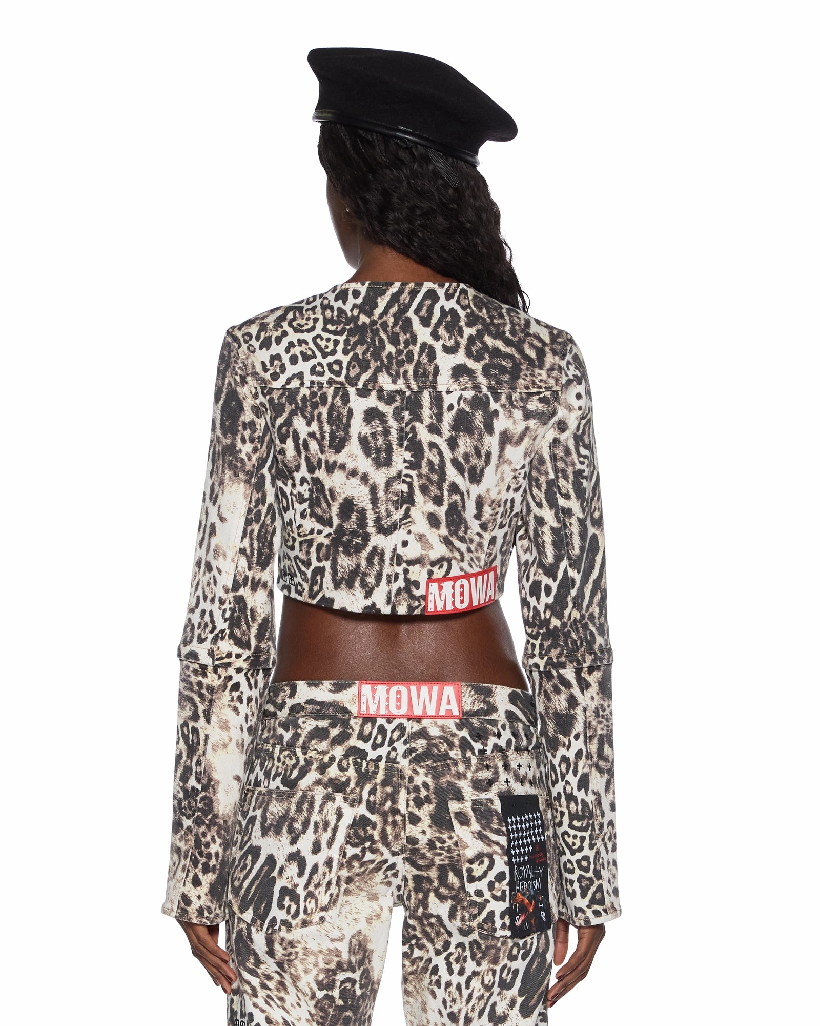 MOWALOLA CROP JACKET CHEETAH QuickReleaseFastenings