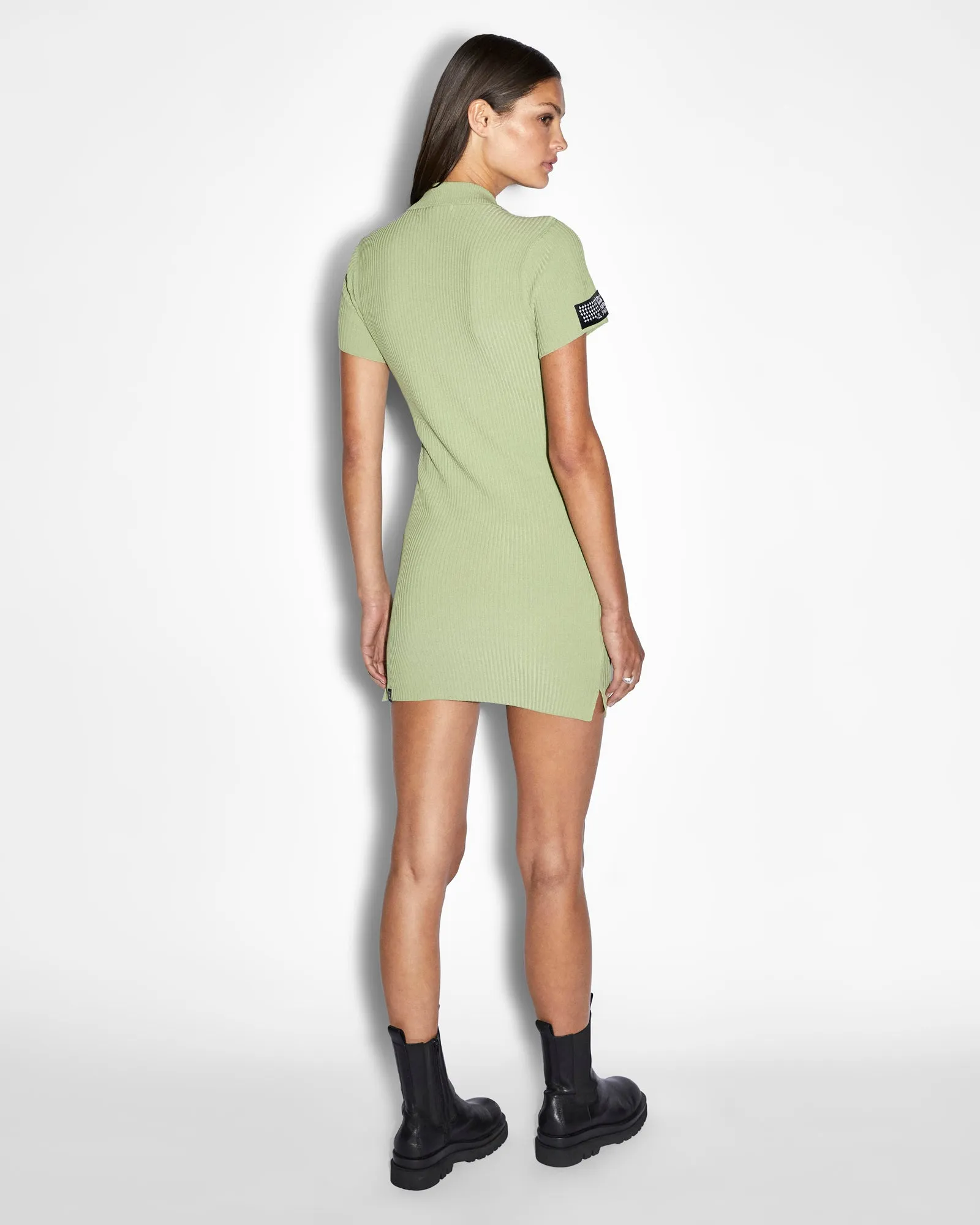 Easy Go LEAGUE POLO DRESS SAGE