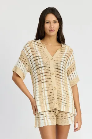 “High tides” crochet top