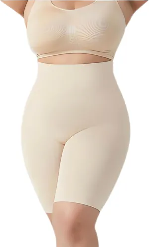 High Waisted Shaper Shorts for Women Tummy Control | Butt Lifting | Anti-Slip Silicone | Seamless Slimming Shorts