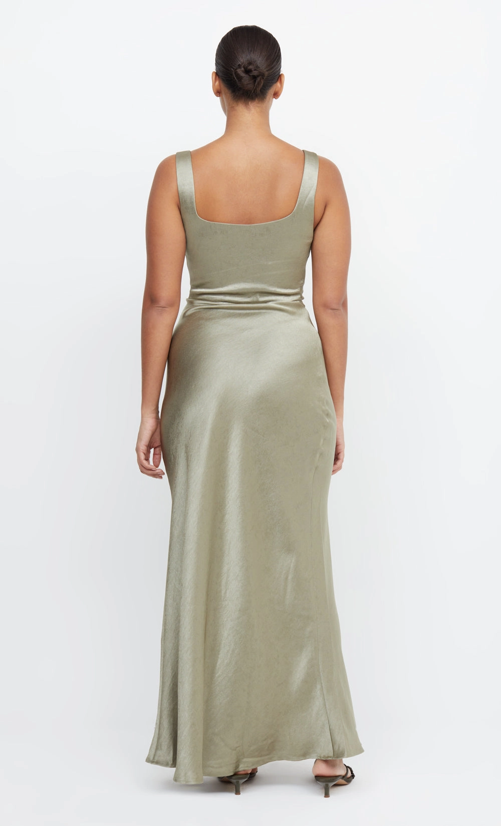 Movement Friendly THE DREAMER SQUARE NECK DRESS - SAGE