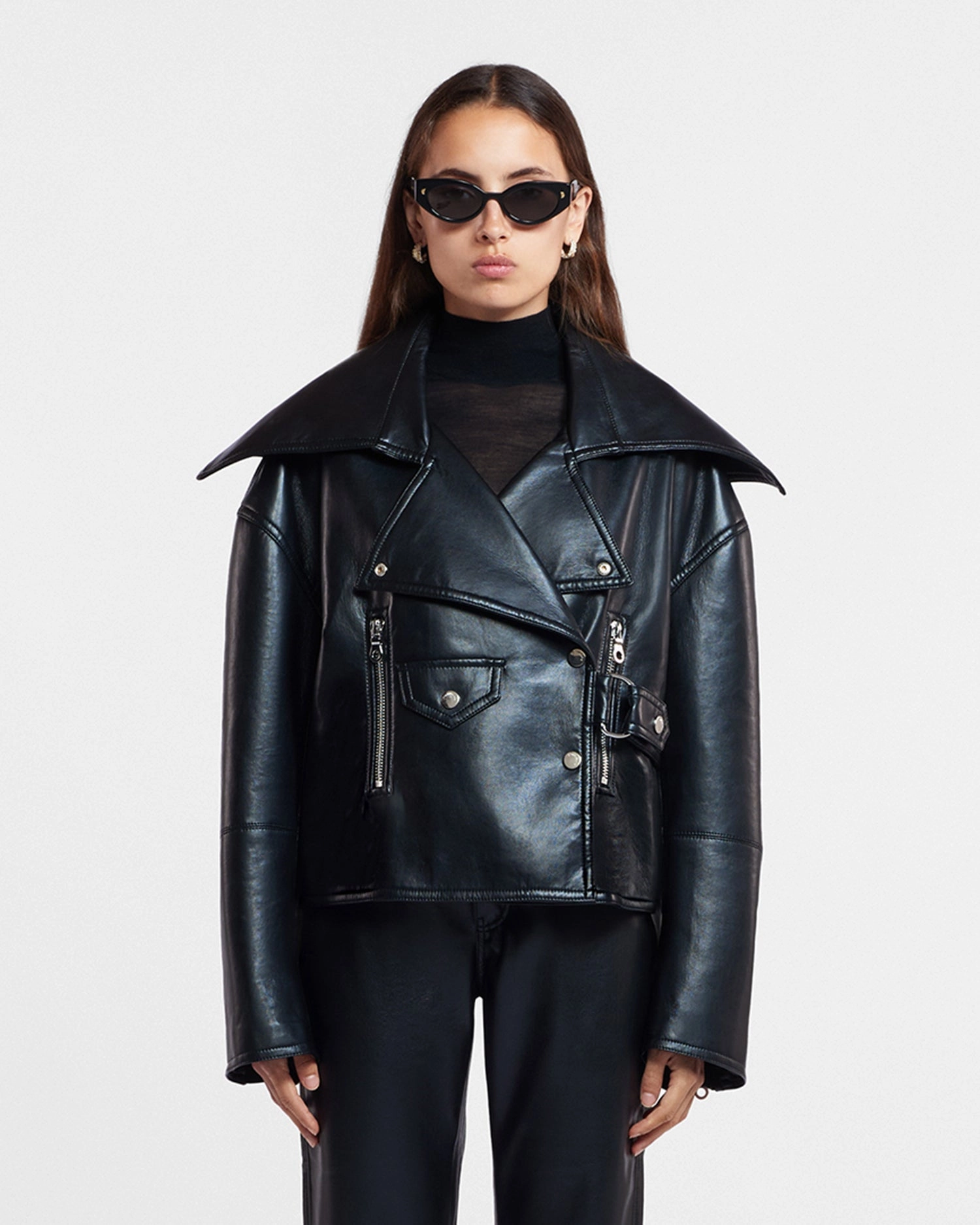 Ado - Regenerated Leather Jacket - Black Iconic All-Purpose Wear
