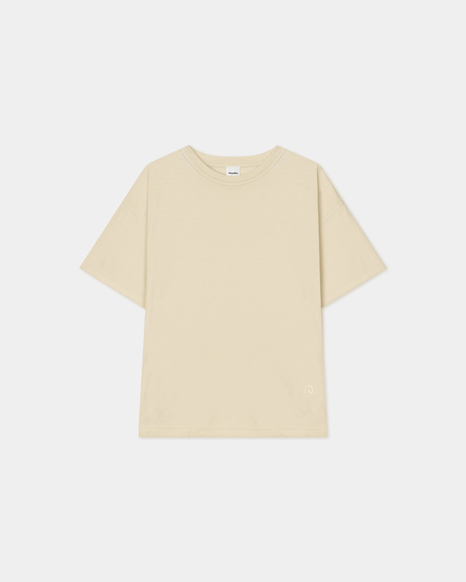 Sporty Sweatshirt UV Protective Layer Wren - Embroidered Cotton-Jersey T-Shirt - Shell