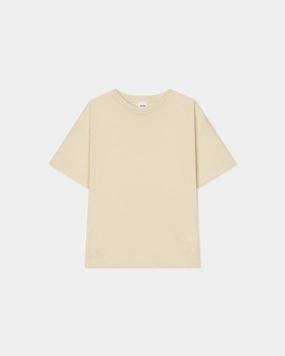 Sporty Sweatshirt UV Protective Layer Wren - Embroidered Cotton-Jersey T-Shirt - Shell