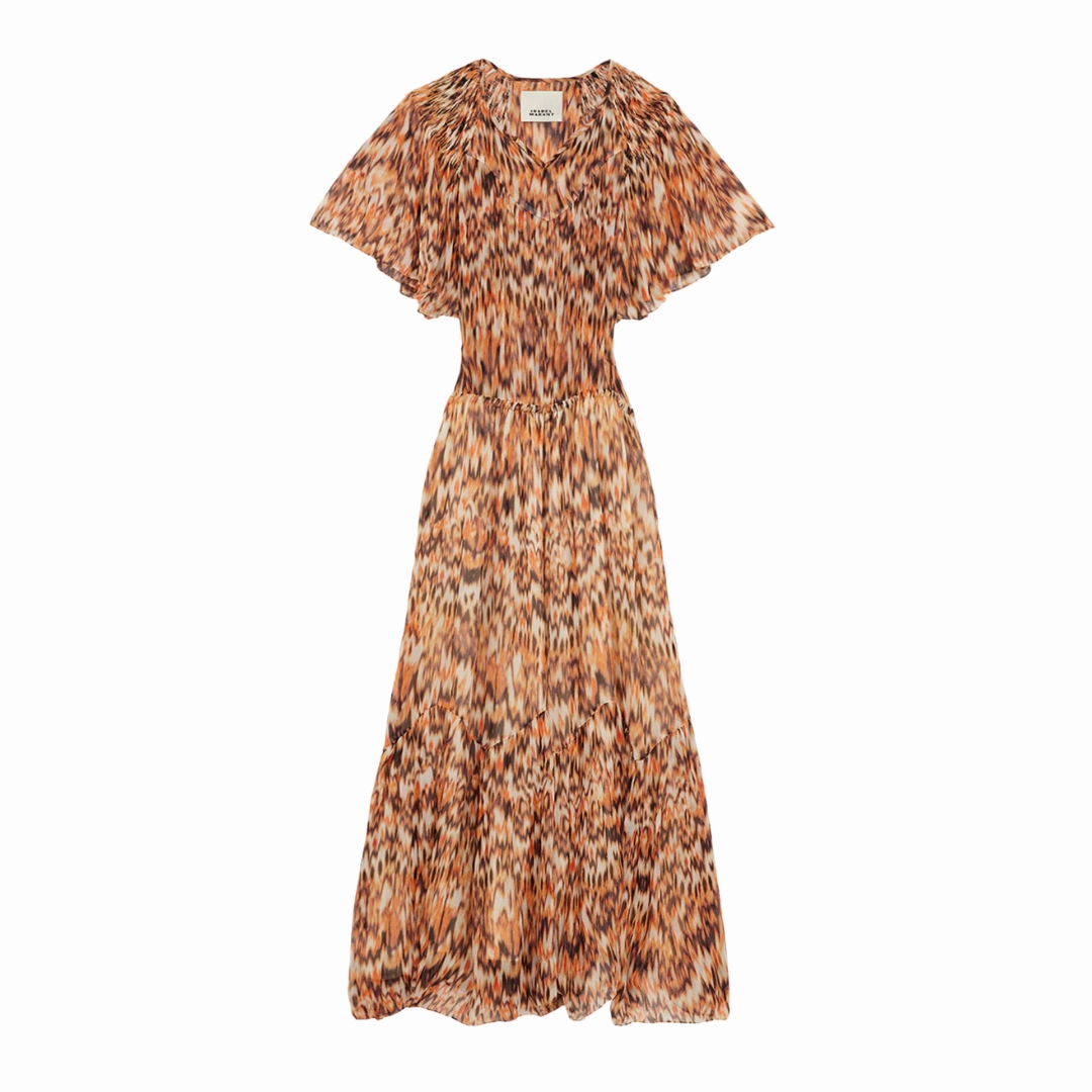 Asymmetric-Neck Elegant Detail Odelia Dress