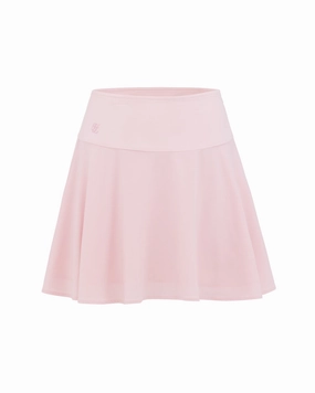 Fashion Energy Boutique Exclusive High waist jersey flared skirt - Pink