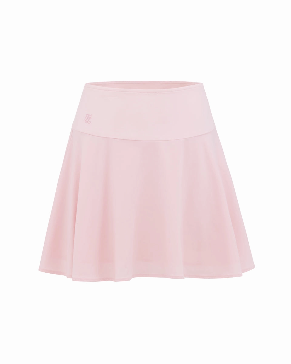 Fashion Energy Boutique Exclusive High waist jersey flared skirt - Pink