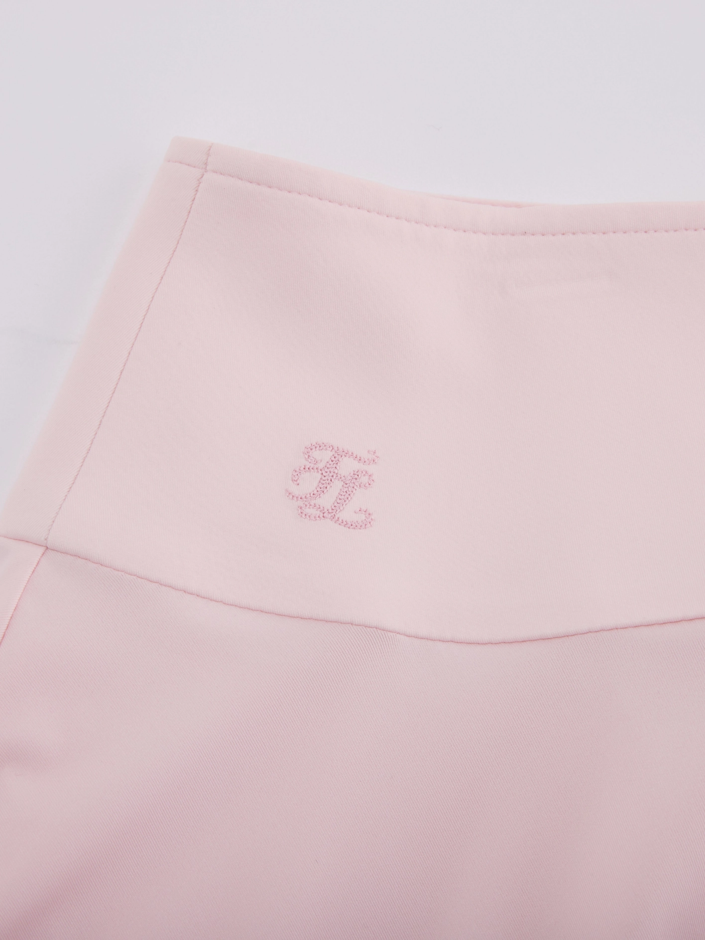 High waist jersey flared skirt - Pink Ventilated Slits Street Ready