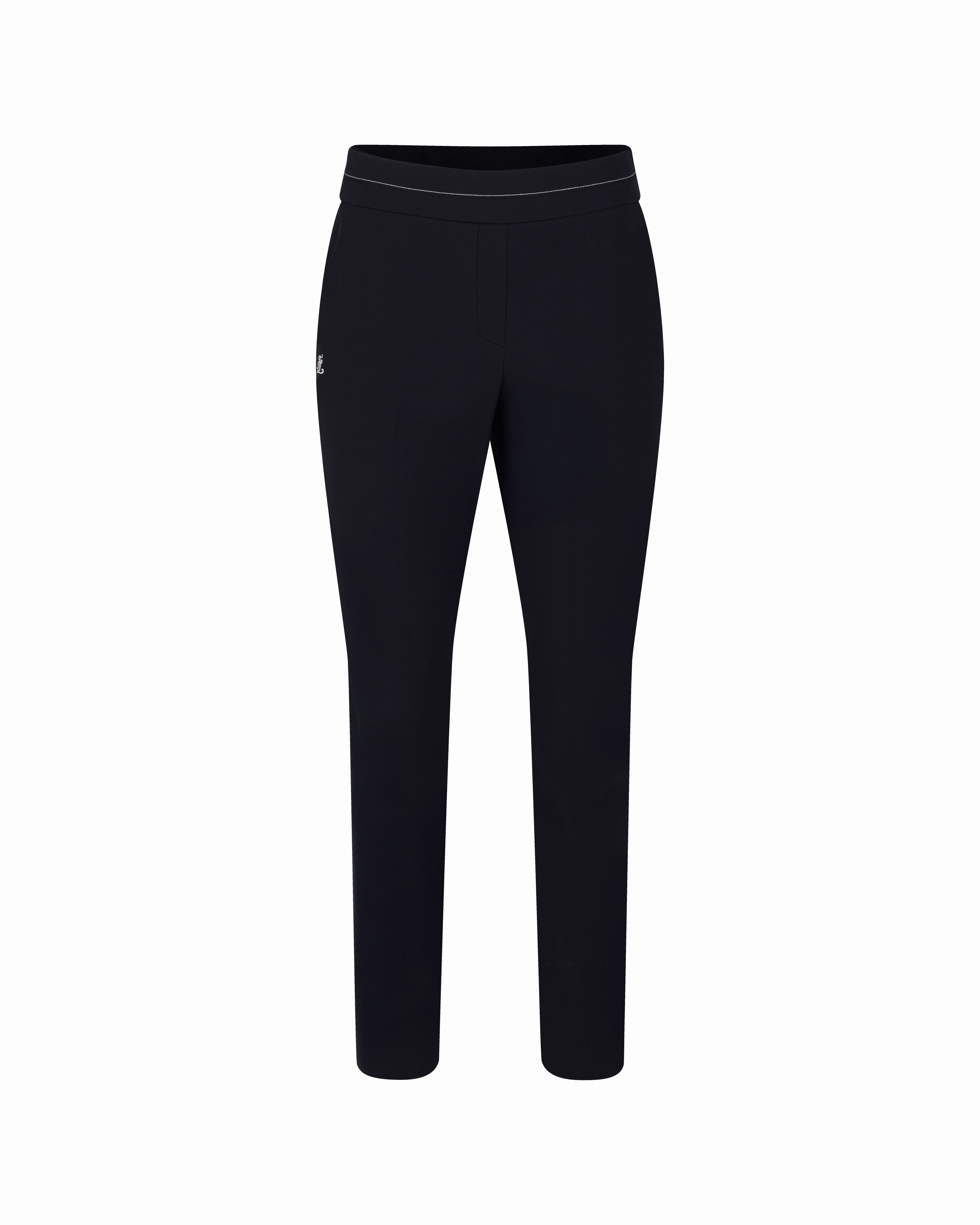 High waist stretch bootcut pants - Black Urban appeal