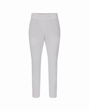 High waist stretch bootcut pants - White Sleek Waist Versatile Comfort Wear