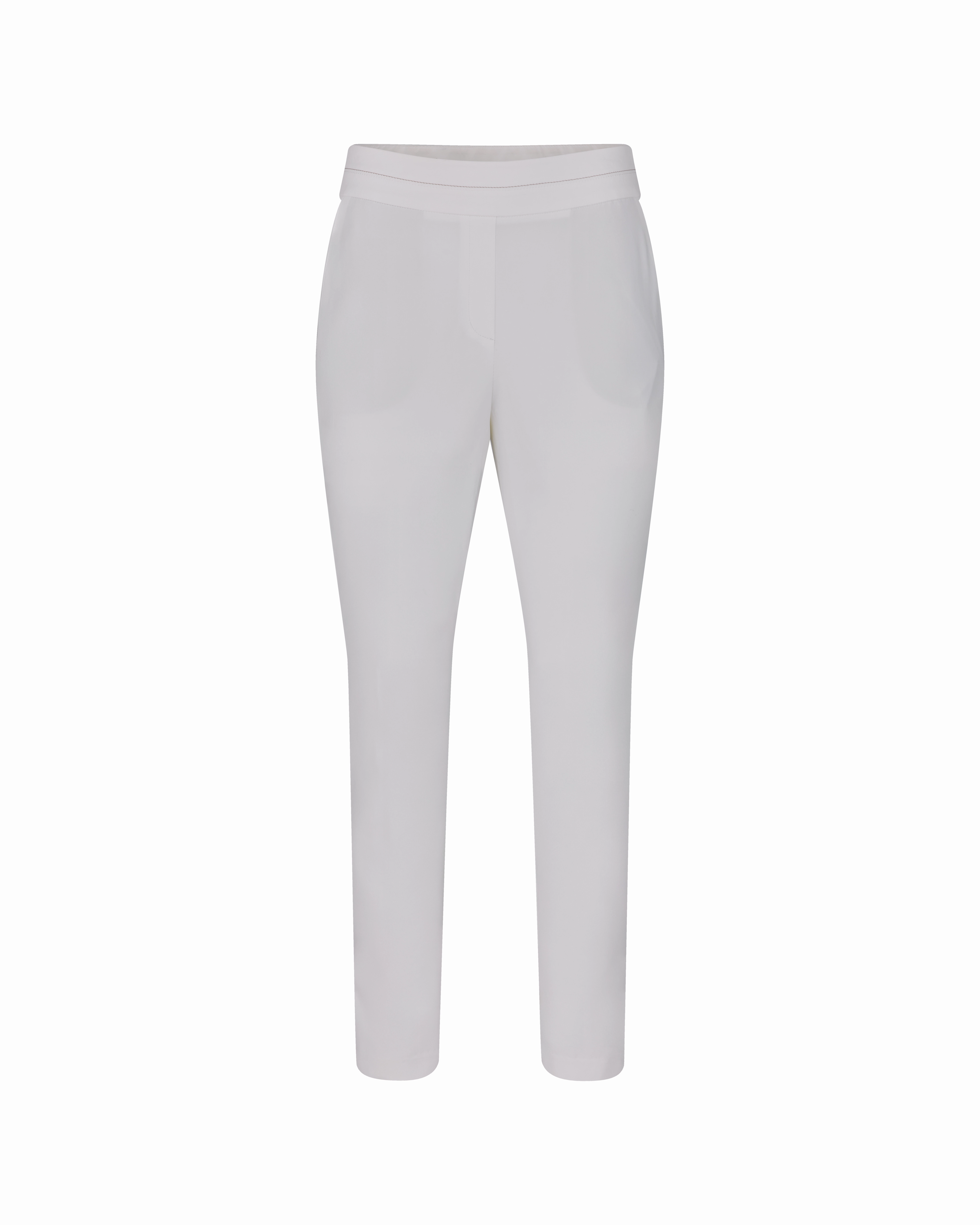 High waist stretch bootcut pants - White Sleek Waist Versatile Comfort Wear