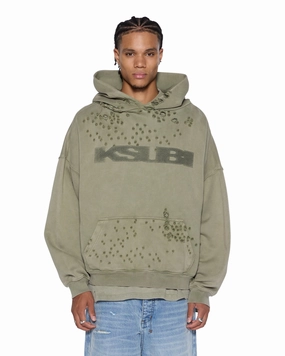 BambooBlend AthleisureCompatible BLASTED EKCESS HOODIE OUTBACK