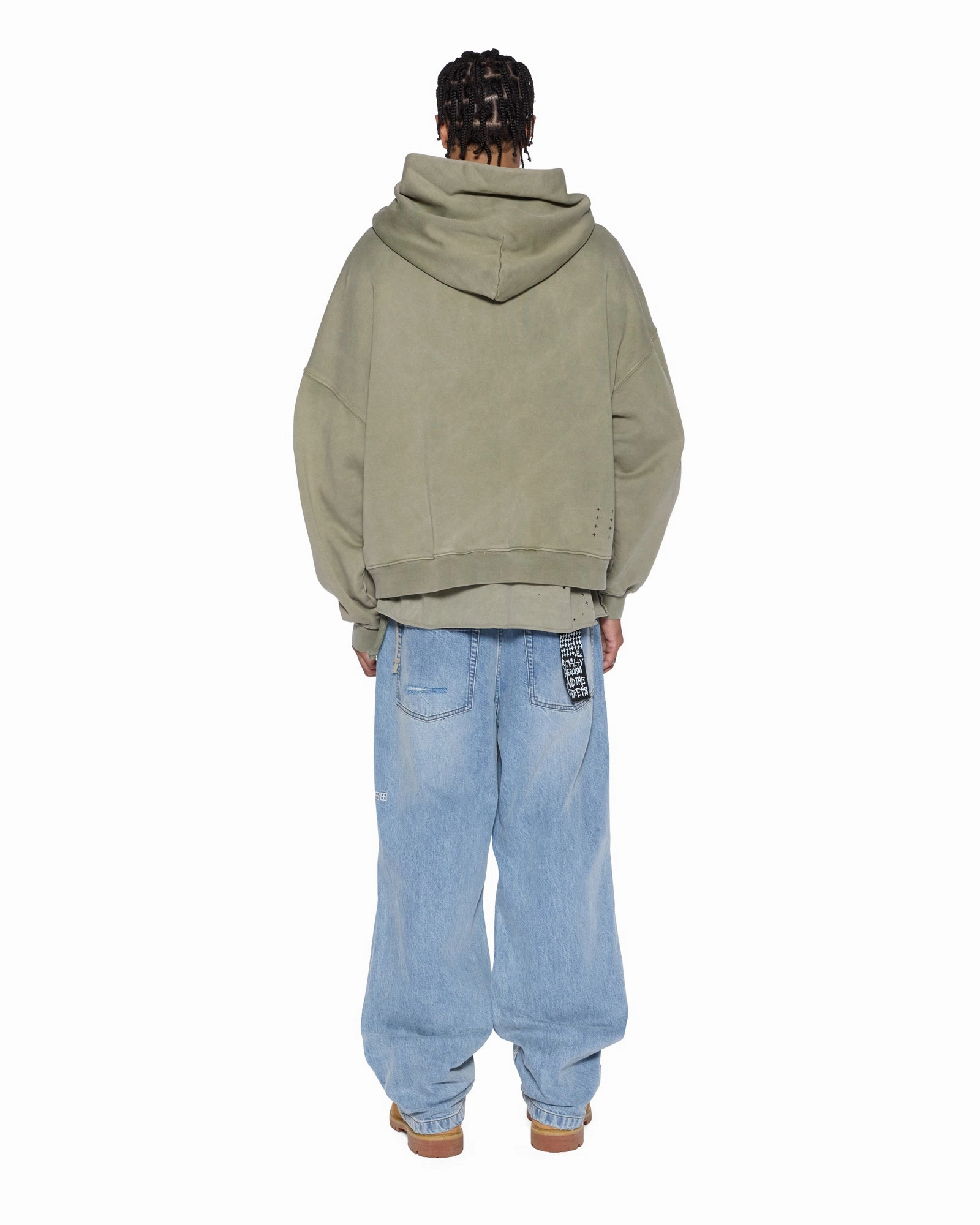 BLASTED EKCESS HOODIE OUTBACK Antistatic Rolled Hem Detailing