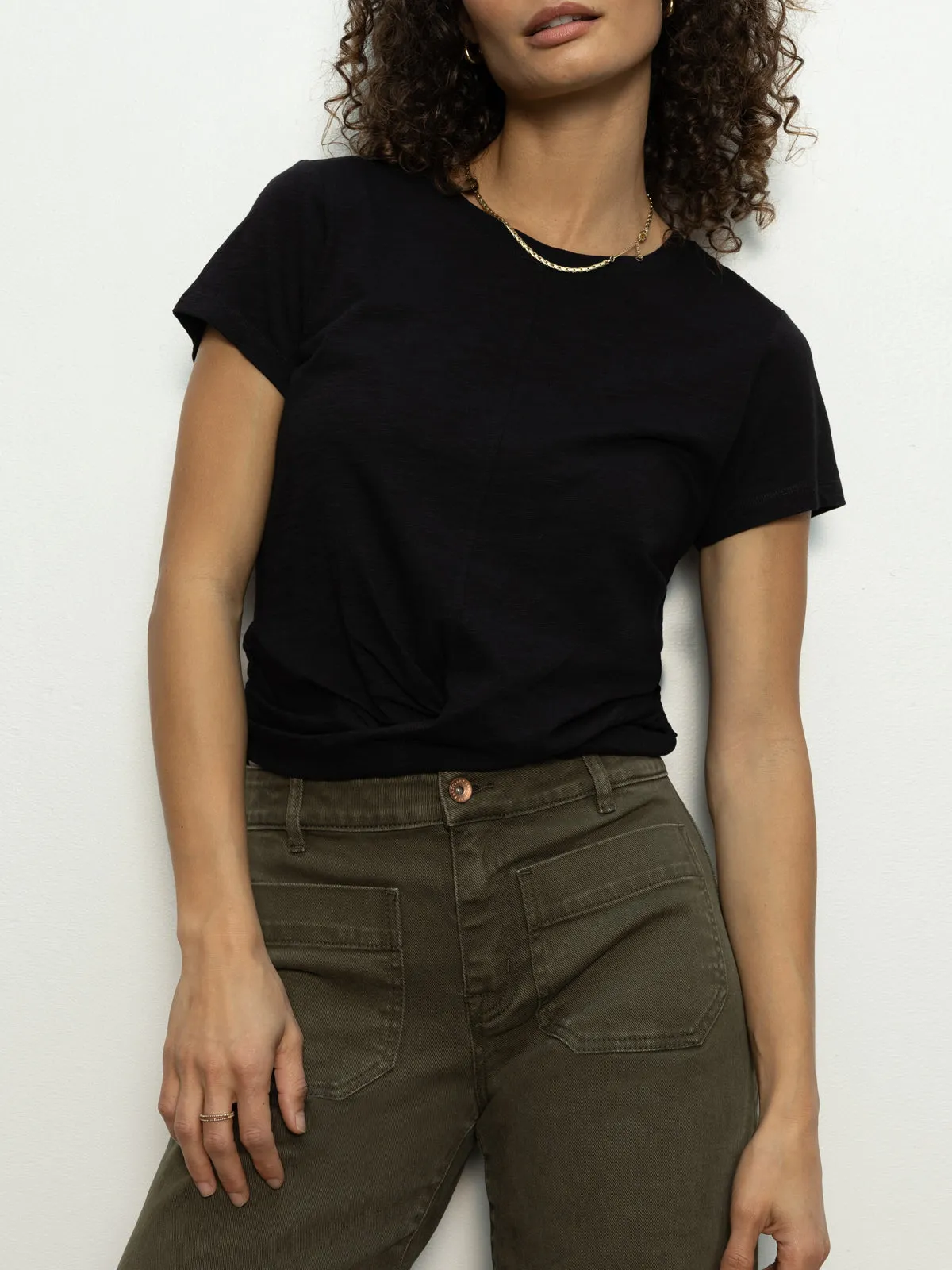 Highstreet Tee Black Casual Everyday Biodegradable Options